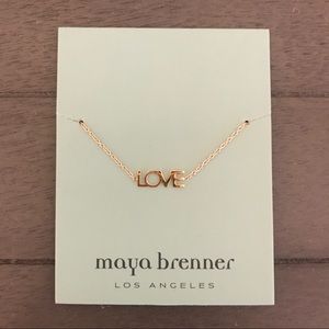 Maya Brenner Designs "Love" Bracelet - Rose Gold